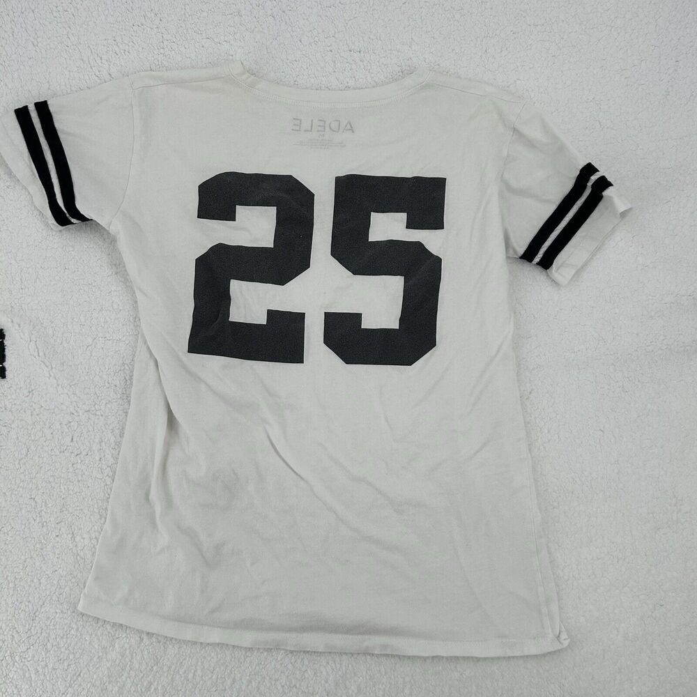 Adele “Hello” 2016 Tour T-Shirt Women’s Medium STAIN 25 Black & White Tee